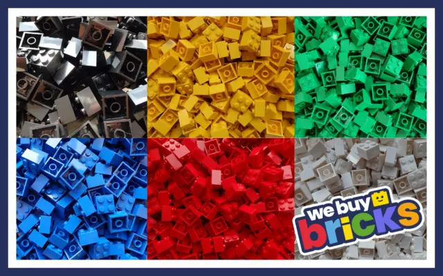 LEGO Brick Bundle - 25 Pieces - Size 2x2  - 3003 - Choose Your Colour