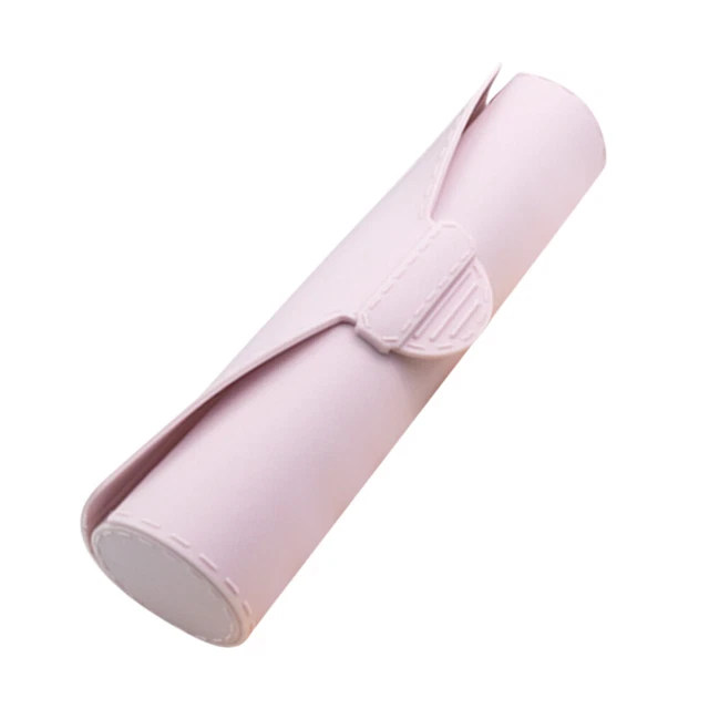 Étui Rangement Pinceaux Maquillage Cuir Synthétique - Boîte Organisateur Stylos Cosmétiques