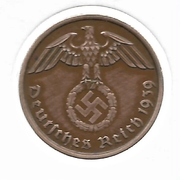 Rare Old WWII COPPER German War 1939 WW2 Germany Military BERLIN Collection Coin
