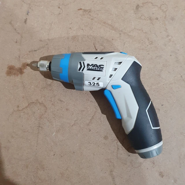 MAC ALLISTER MSSD36T LI 3.6V 1.3Ah Li ion Cordless Screwdriver with AC Adapter 19.99 PicClick UK