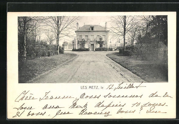 CPA Les Metz, view of the building 1907
