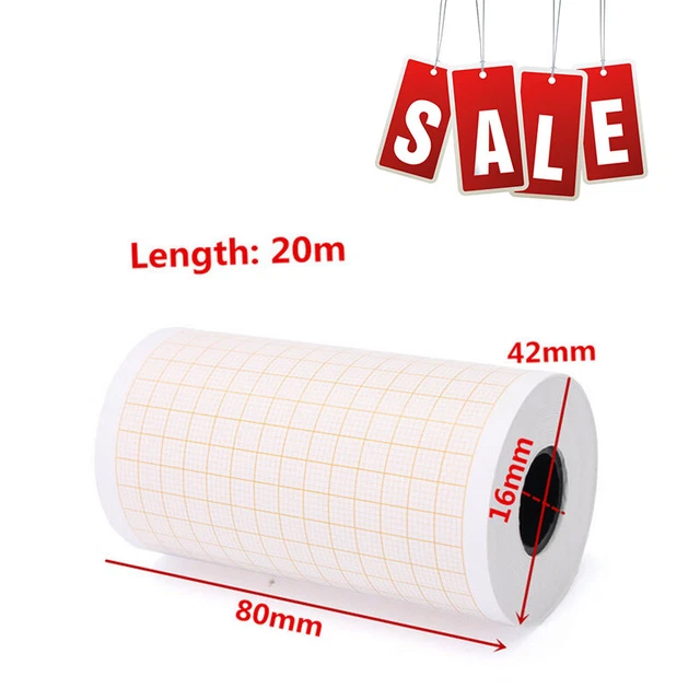 SALE Thermal Printer Printing Paper ECG EKG Machine Electrocardiograph 80MM*20M