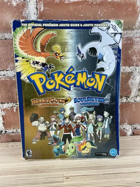 The Official POKEMON Johto Guide & Pokedex HeartGold & SoulSilver. BAD  COVERS