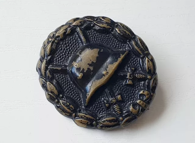 Original WW1 WWI Relic Imperial German Army Black Wound Badge