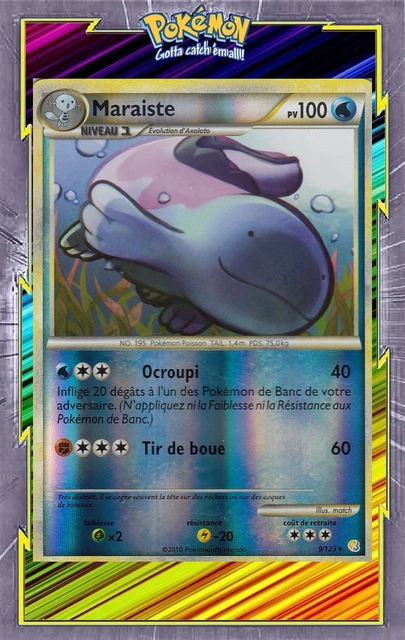 Reverse Maraist - HS01:HeartGold SoulSilver-9/123 - French Pokemon Card