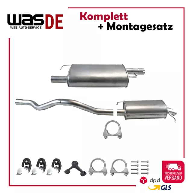 Auspuffanlage Für VW Transporter T5 T6 V VI 2.0 2.5 TDI 4