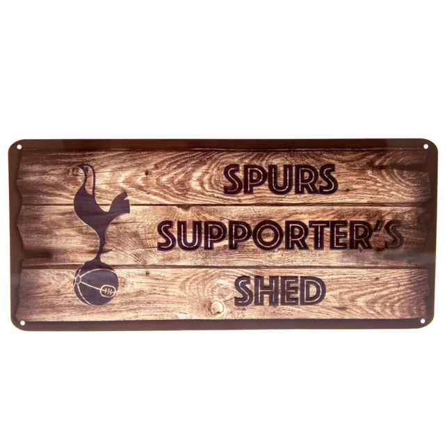 Tottenham Hotspur FC Shed Sign Spurs Christmas and Birthday Gift Ideas Fan