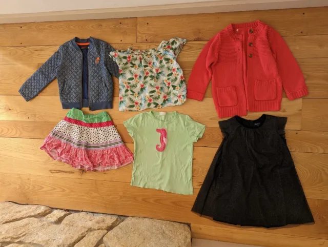 pacchetto vestiti ragazze età 3-4 anni. Mini Boden, Catimini, Gap, John Lewis