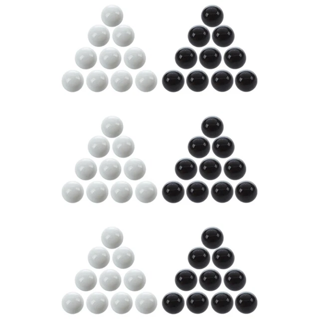 50 Billes Phosphorescentes 16mm - 10 Couleurs Avec Sac En Tissu Pour Jeux D'Enfants