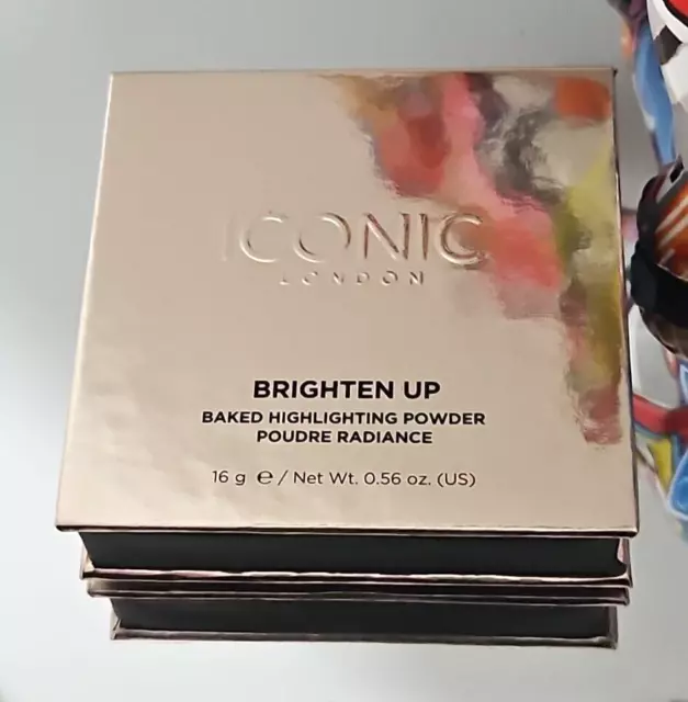 Iconic London Brighten Up Baked Highlighting Powder 16g Brand New