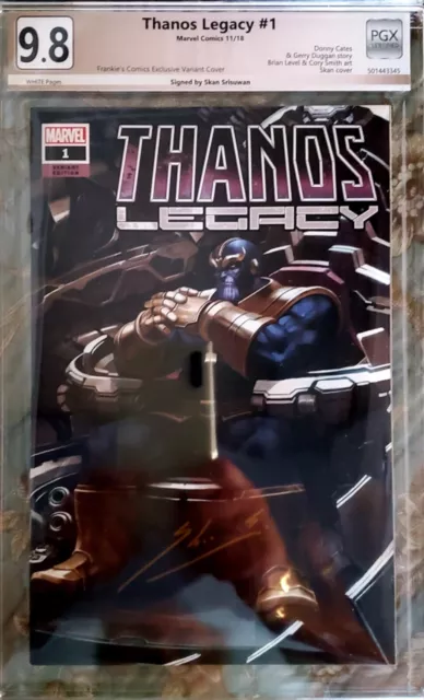 Thanos Legacy #1 Pgx 9.8 Signature Series Skan Srisuwan Exclusive Variant - Cgc