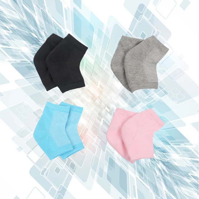 4 Pairs Chaussettes Unisexes En Gel Hydratant Protège-talons Hommes Femmes Spa