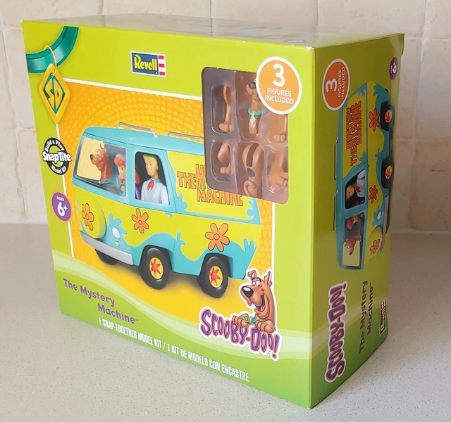 REVELL SCOOBYDOO THE Mystery Machine Van SnapTogether Model Kit with