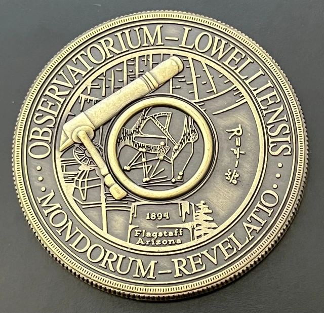 Lowell Observatory Flagstaff Arizona AZ Medal Token Challenge Coin 125th Space Lowell Observatory Flagstaff Arizona AZ Medal Token Challenge Coin 125th Space