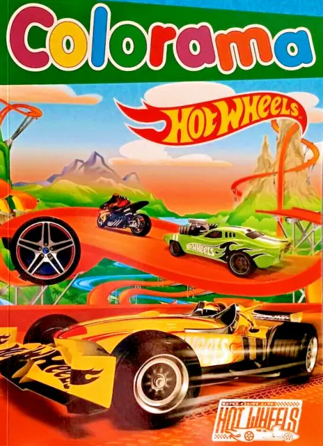 Hot Wheels Malbuch Rennwagen Autos Ausmalbuch für Kinder Bilder Ausmalen Malen