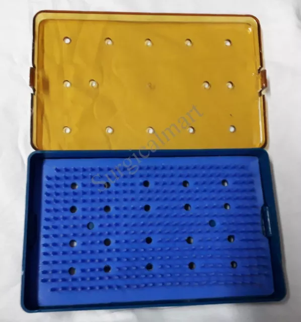 3 X sterilization tray disinfection case autoclavable box opthalmic instrument 3