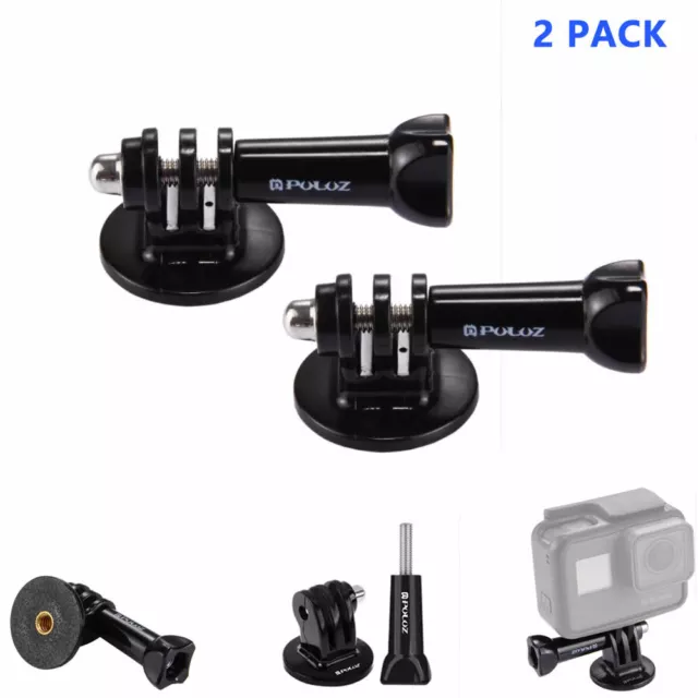 2 Sets - Tripod Mount Adapter + Thumb Screw For Gopro Hero10  9 8 7 6 5 4 3