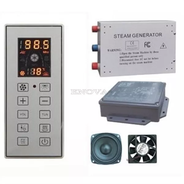 Con Ingresso Cd Fm Radio Sauna Bagno 3Kw 220V Home Spa Doccia Nuovo Steam Generato ug