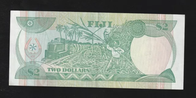 Fiji, 2 Dollars, 1988, P-87a, XF,  QE II Banknote 2