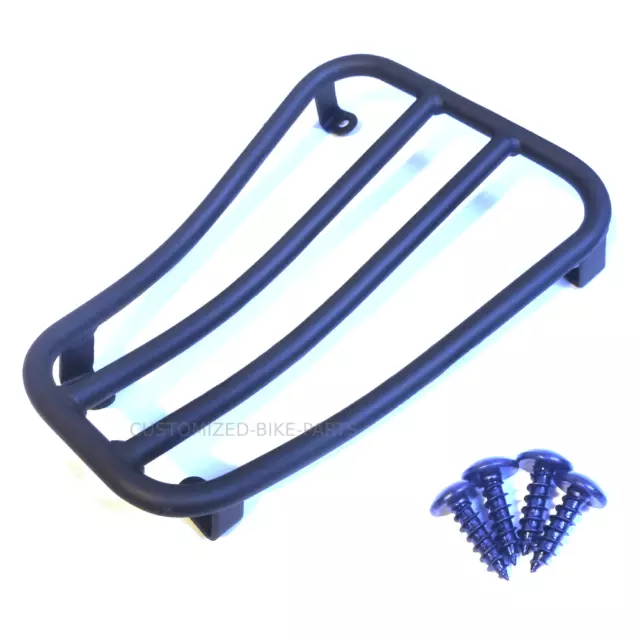 Vespa GTS Carrier Floor Runner GTV GT GTL Luggage Rack 125 200 250 300 - Black