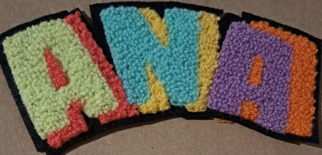Ana chenille sew on patch