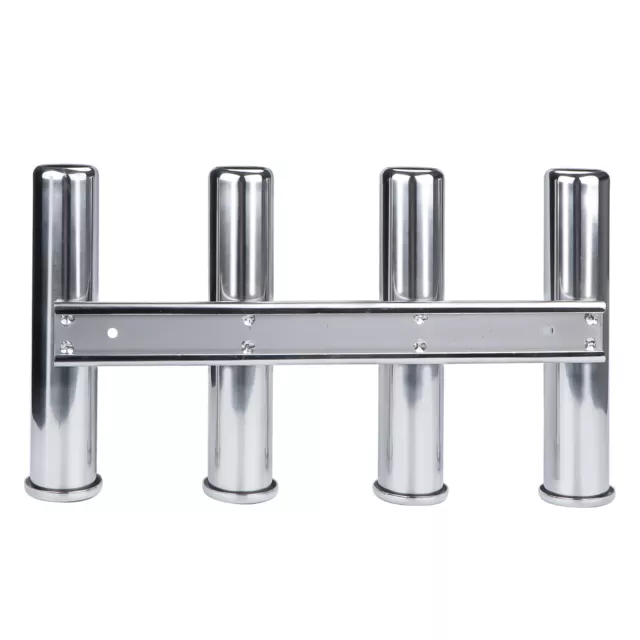 Fishing Boat Rod Holder  Stainless Steel 4 Tubes Link for Marine Yacht 4 Rod Pod