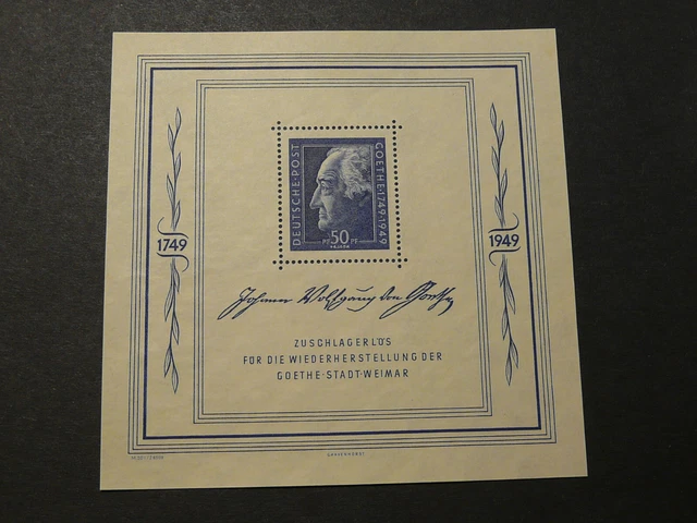 Alliierte Besetzung, SBZ, Mi.-Nr.: Block 6  , postfrisch , MNH , KW: 220,00