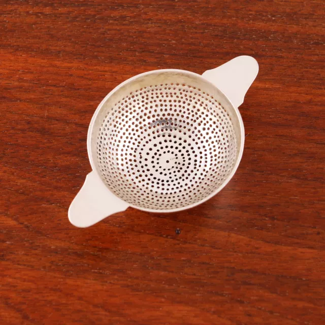 German 800 Silver Tea Strainer Simple Refined 20Thc No Monogram