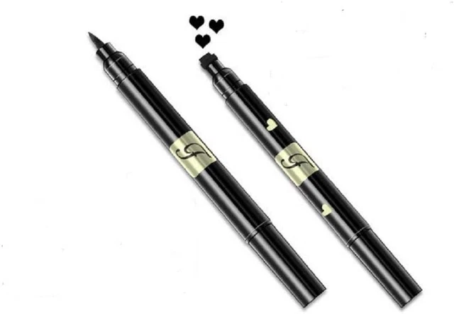 Panlom® 1x penna a matita eyeliner con timbro trucco occhi impermeabile doppio lato...