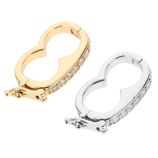 2 Pcs Schmuck Erdnussschnalle Perlenketten Werkzeuge Machen Werkzeugtasche