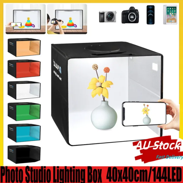 40cm PULUZ Portable LED Light Tent Box Photo Cube Room Studio Photography NEW