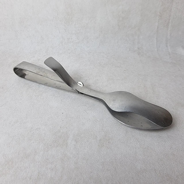 CHRISTOFLE ANCIENNE PINCE A ASPERGES EN METAL ARGENTE NAPOLEON III FIN CHRISTOFLE ANCIENNE PINCE A ASPERGES EN METAL ARGENTE NAPOLEON III FIN