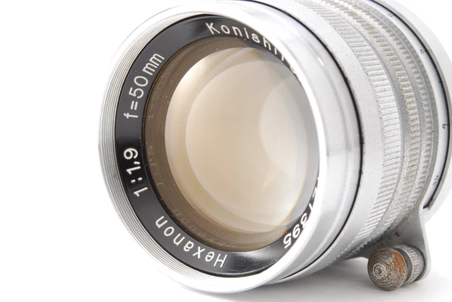 MINT] KONISHIROKU HEXANON 50mm f/1.9 Lens for Leica LTM L39 Mount