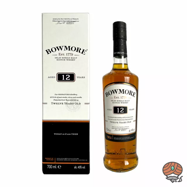 Bowmore 12 Jahre alter Single Malt Whiskey, alc. 40 Vol.-%- 0,7 l