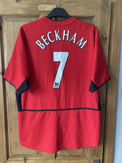 Manchester United FC - David Beckham 2002/03 Vintage Heimshirt XL Nike 2003