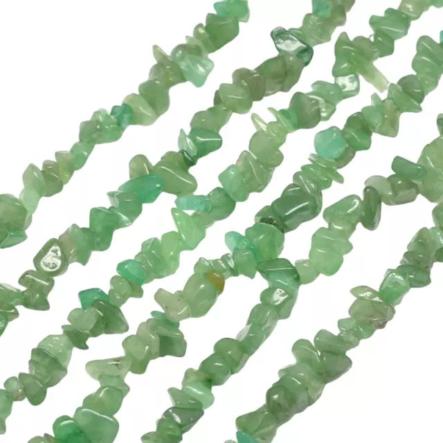 ❤ 240+ Green Natural AVENTURINE Beads Chip 5-8mm Semi Precious Gemstone Healing❤