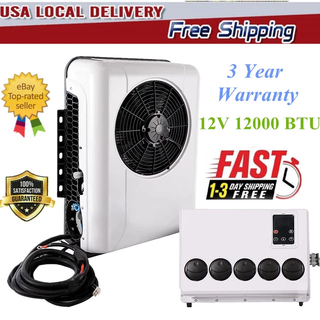 12V 960W ELECTRIC Split Truck Air Conditioner Set for RV Caravan