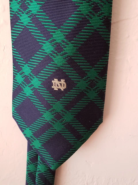 Hammes Campus Bookstore Exclusive Notre Dame Fighting Irish poly Silk neck Tie