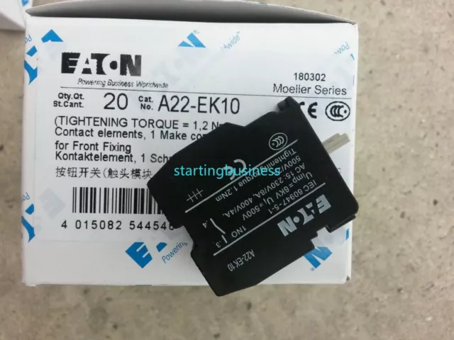 1pcs New For EATON mounting contact A22-EK10