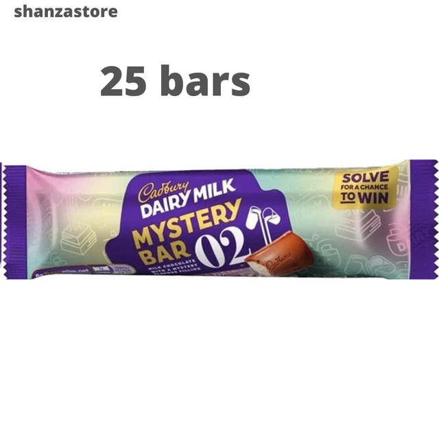 CADBURY DAIRY MILK Mystery Chocolate Bar 02 43g Pack Of 25 UK Free