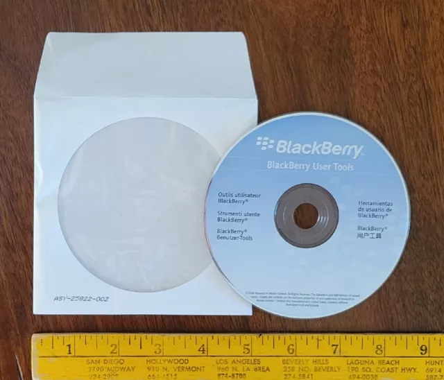 Blackberry User Tools Cd / Software 2006