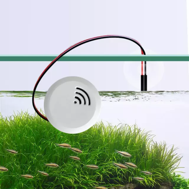 Water Level Alarm with Suction Cup Water Leak Sensor for Aquarium Fish Tank