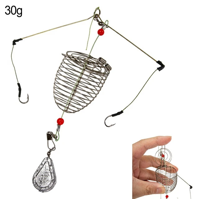 PANIER À APPÂTS De Pêche à La Carpe-pêche Cage Groupe Alimentation