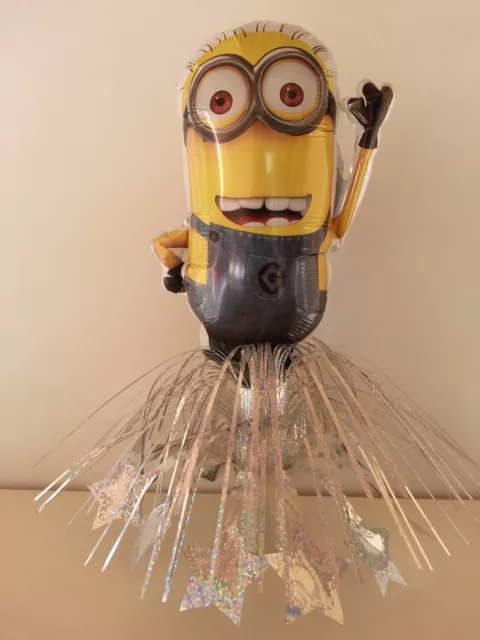 Ballons en aluminium Despicable Me, Minion | 5 pièces centrales de table décorations d'anniversaire