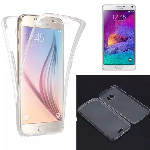 Funda Silicona Transparente Delantera Tactil Y Trasera  Samsung Galaxy S7 Edge