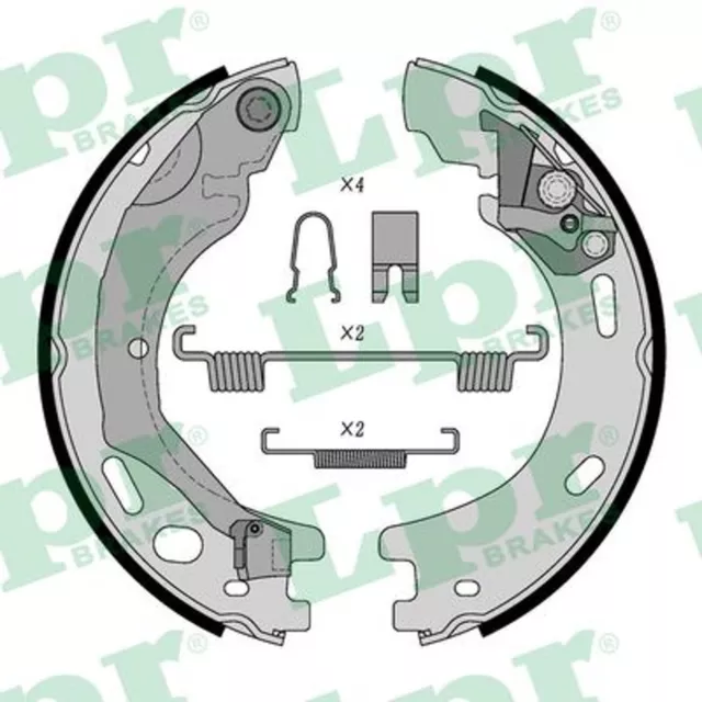 LPR Bremsbackensatz Feststellbremse 09570 für LANDROVER RANGE ROVER SPORT 1 L320