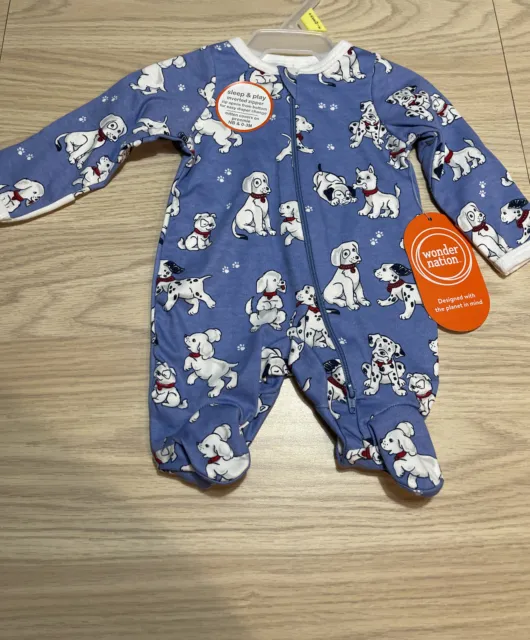 NEW ~ "DOGS " Baby Boy PREEMIE Sleeper Outfit / Reborn Clothes
