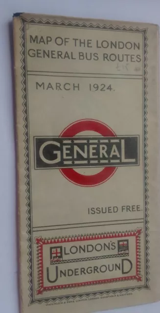 London Buses Map List Of Routes 1924 London Transport Information Underground
