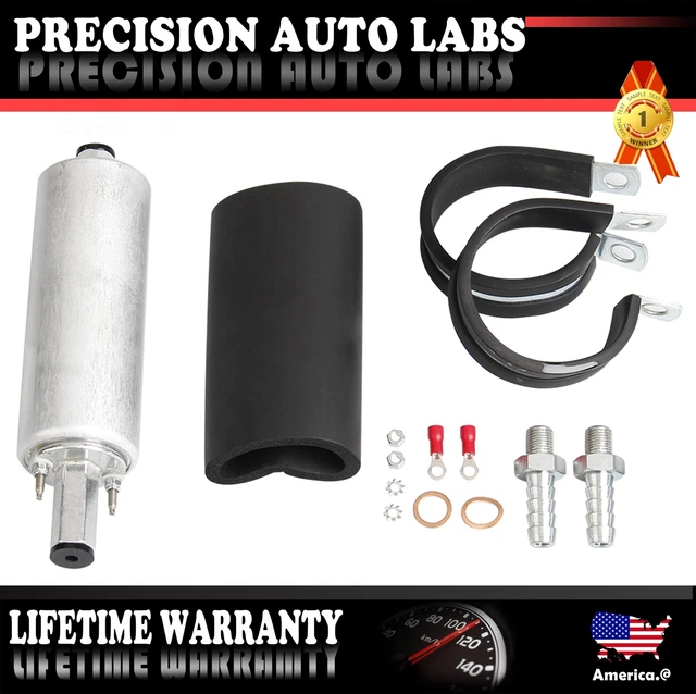 Fuel Pump Kit External GSL392 W/ 128-3012 Universal 255LPH Inline High Pressure