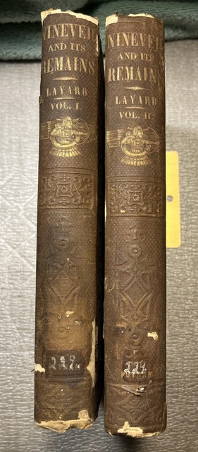 1849 Nineveh and Its Remains Chaldeans Yezidis Assyrians / Austin Layard